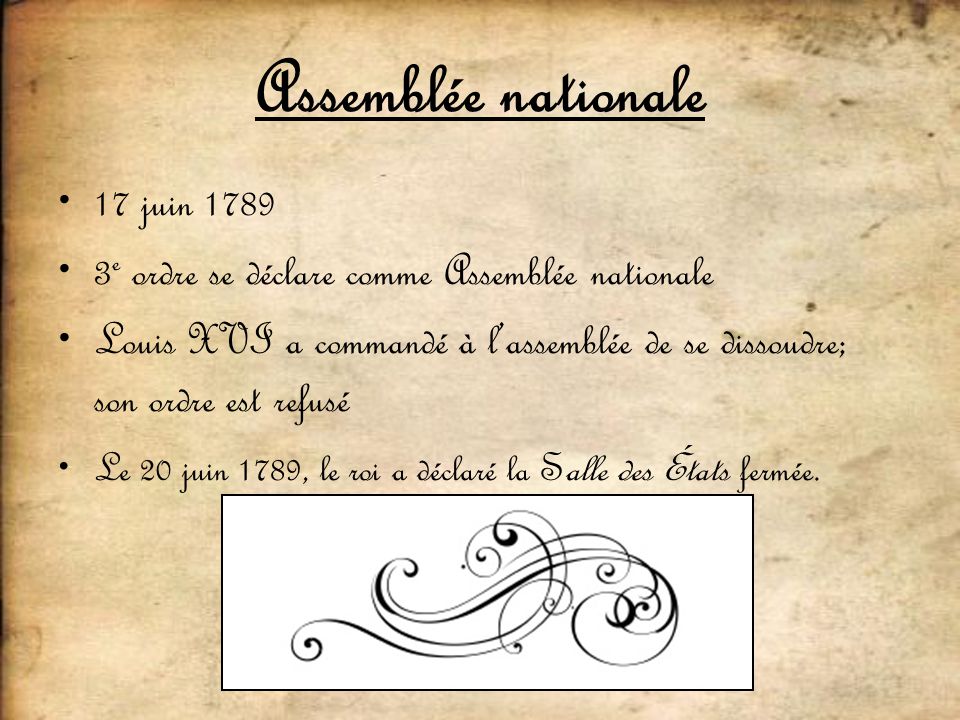 Assemblée nationale 17 juin 1789