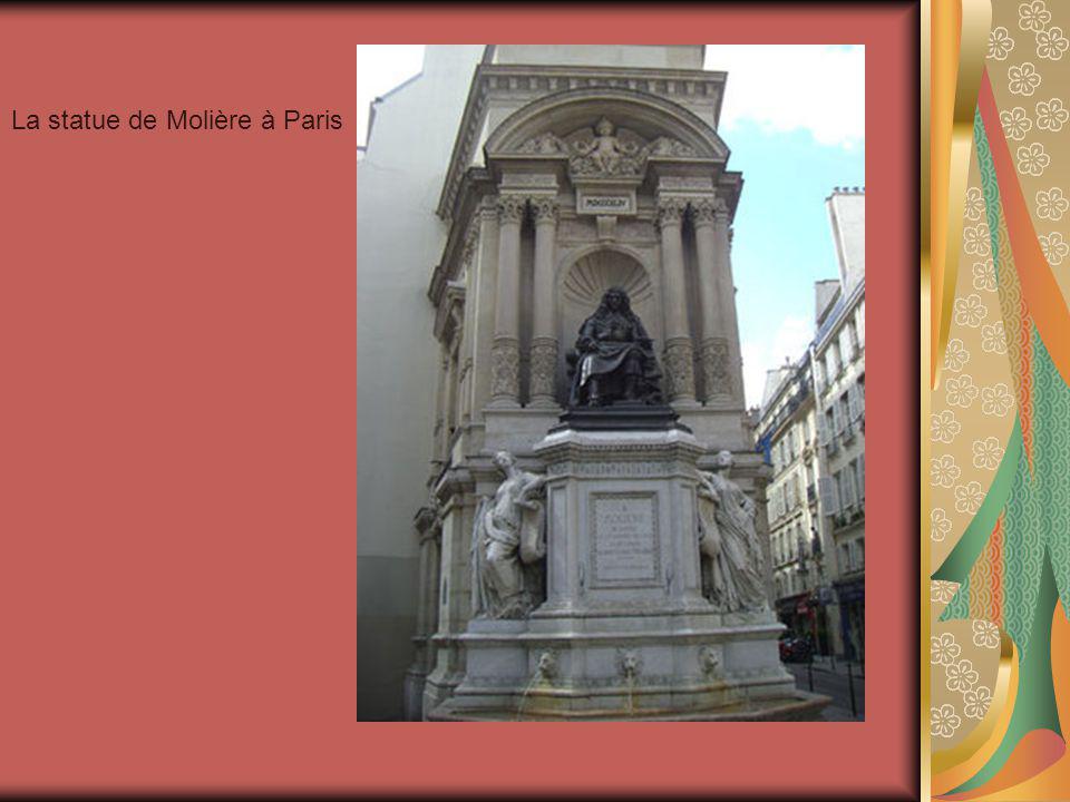 La statue de Molière à Paris