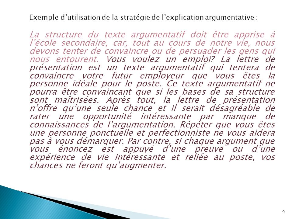 Plan D’un Texte Argumentatif Ppt Video Online Télécharger