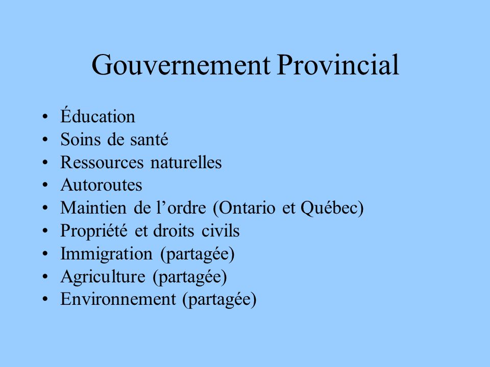 Gouvernement Provincial