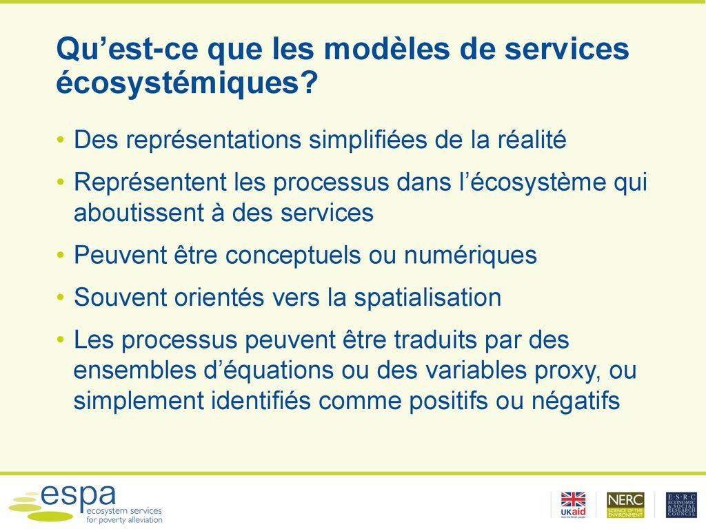 Modélisation Et Cartographie Des Services écosystémique Ppt Télécharger 2237