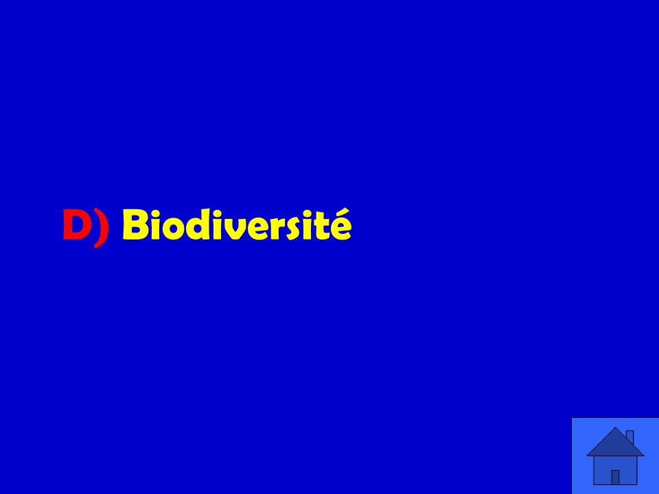 D) Biodiversité