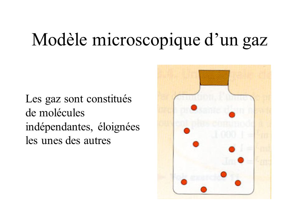 Modèle microscopique d’un gaz