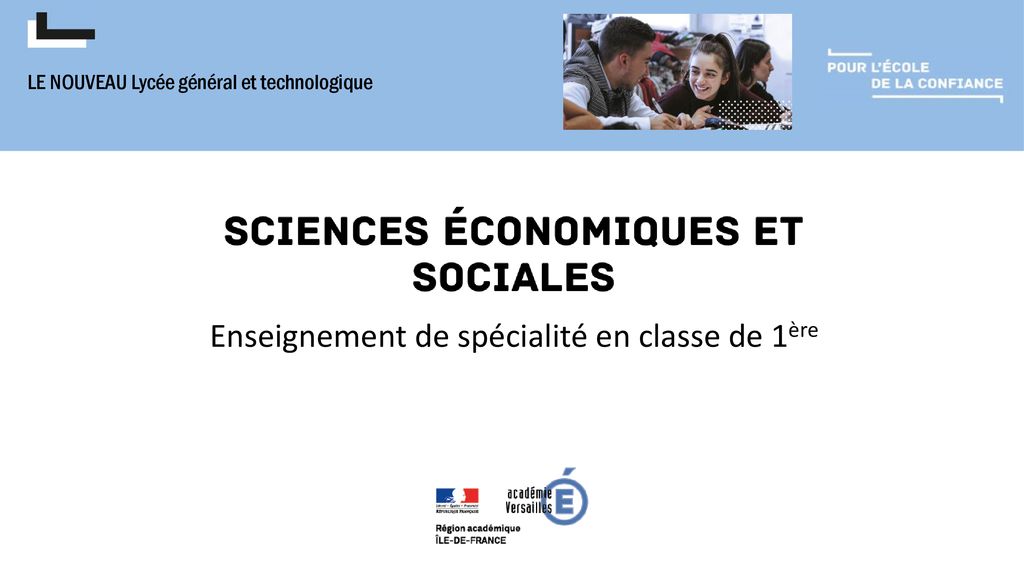 Enseignement De Spécialité En Classe De 1ère - Ppt Télécharger