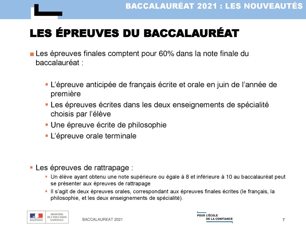 RÉUNION D’INFORMATION DES PARENTS D’ÉLÈVES DE 3E : BACCALAURÉAT Ppt ...