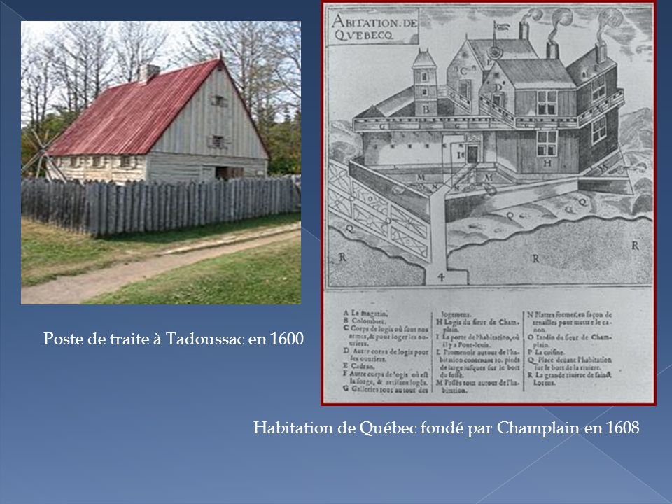 Poste de traite à Tadoussac en 1600