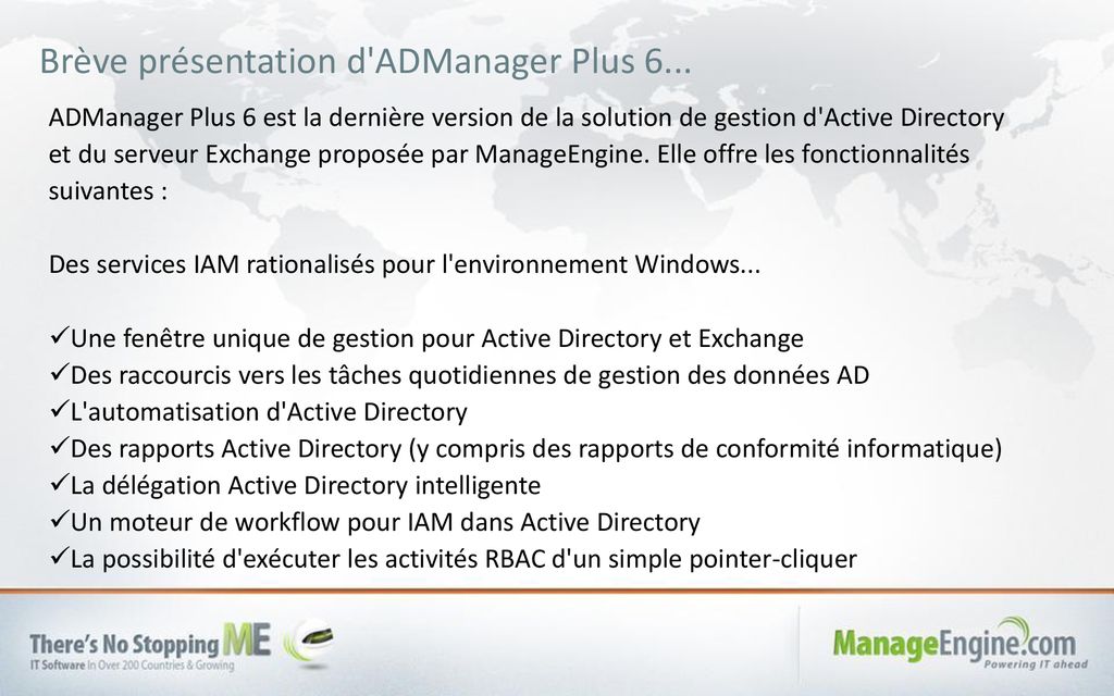 Manageengine Admanager Plus Ppt T L Charger