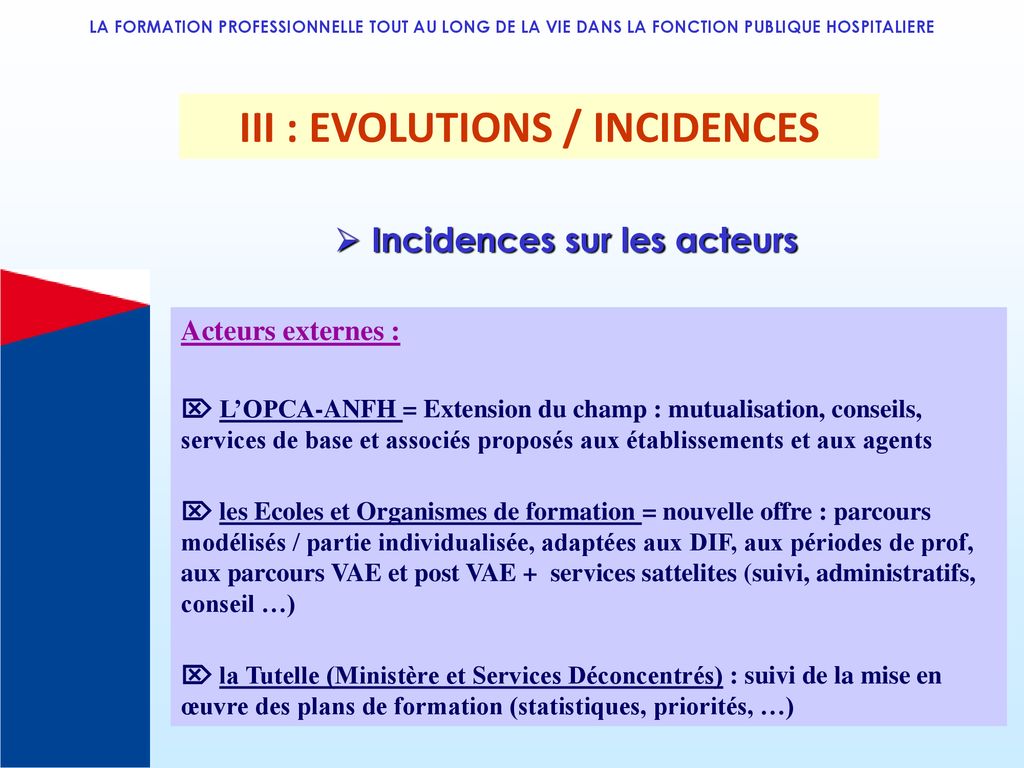 LA FORMATION PROFESSIONNELLE TOUT AU LONG DE LA VIE DANS LA FONCTION ...