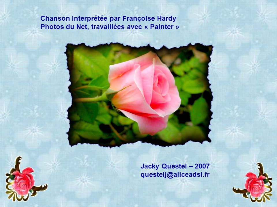 Chanson interprétée par Françoise Hardy
