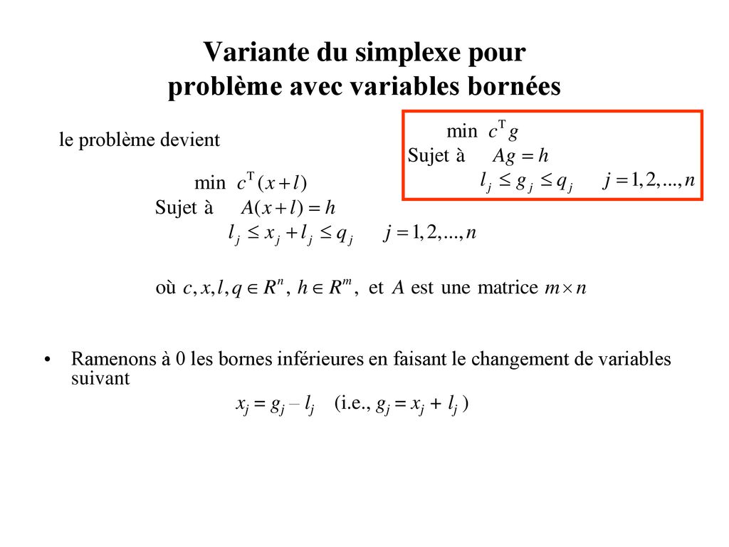 5. Algorithme Du Simplexe - Ppt Télécharger