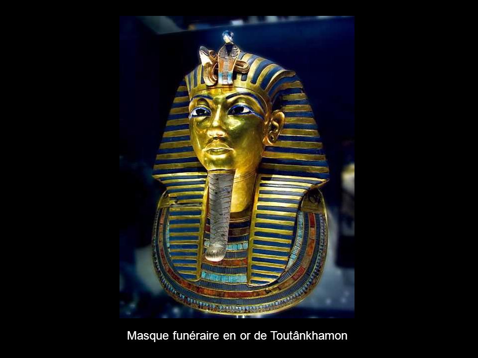 Masque funéraire en or de Toutânkhamon