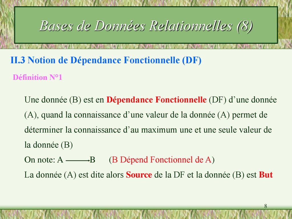 Bases De Données Relationnelles(1) - Ppt Télécharger