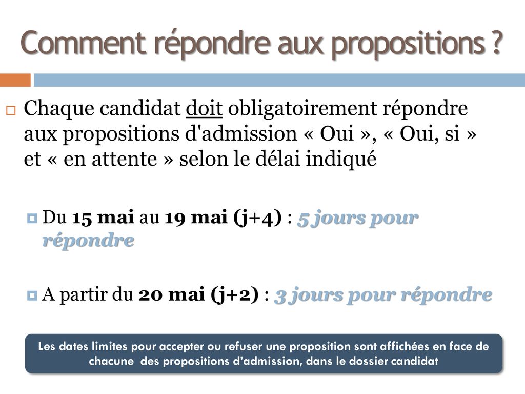 PARCOURSUP Procédure D’admission Dans L’enseignement Supérieur - Ppt ...