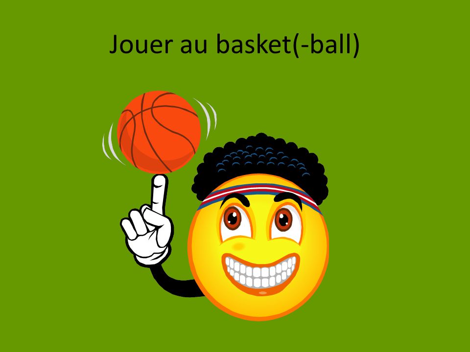 Jouer au basket(-ball)