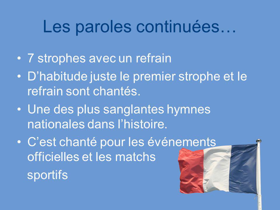 L'hymne nationale de la FRANCE - ppt video online télécharger