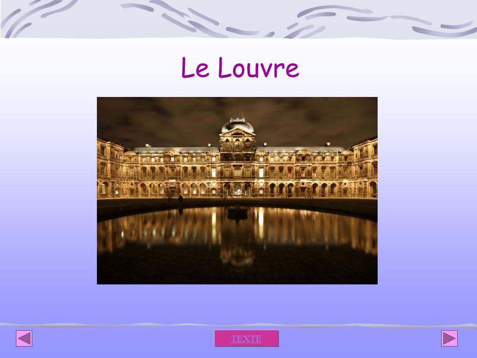 Le Louvre TEXTE