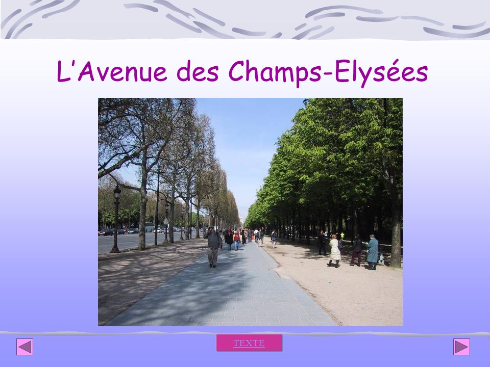 L’Avenue des Champs-Elysées