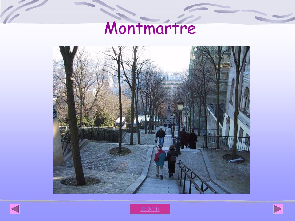 Montmartre TEXTE