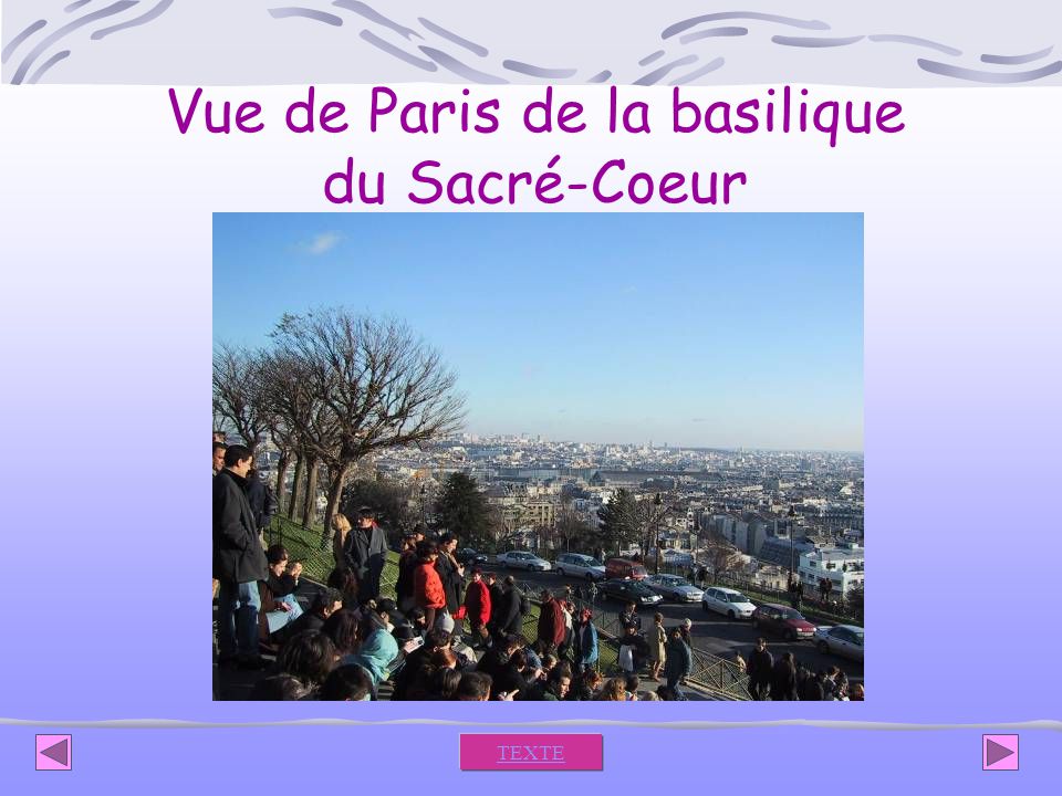 Vue de Paris de la basilique du Sacré-Coeur