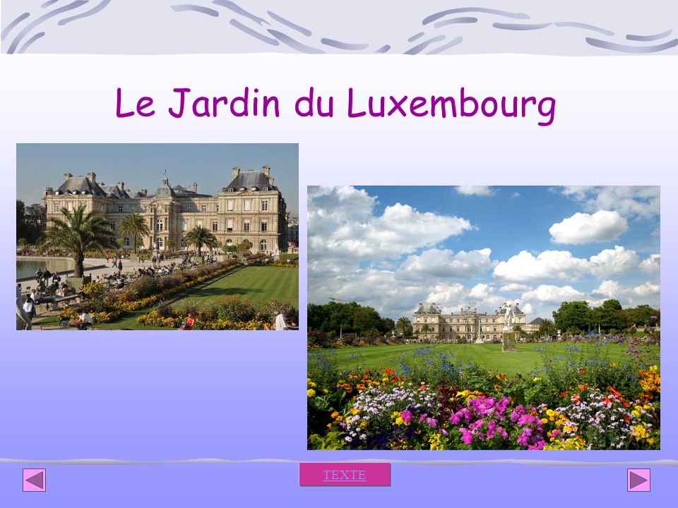 Le Jardin du Luxembourg