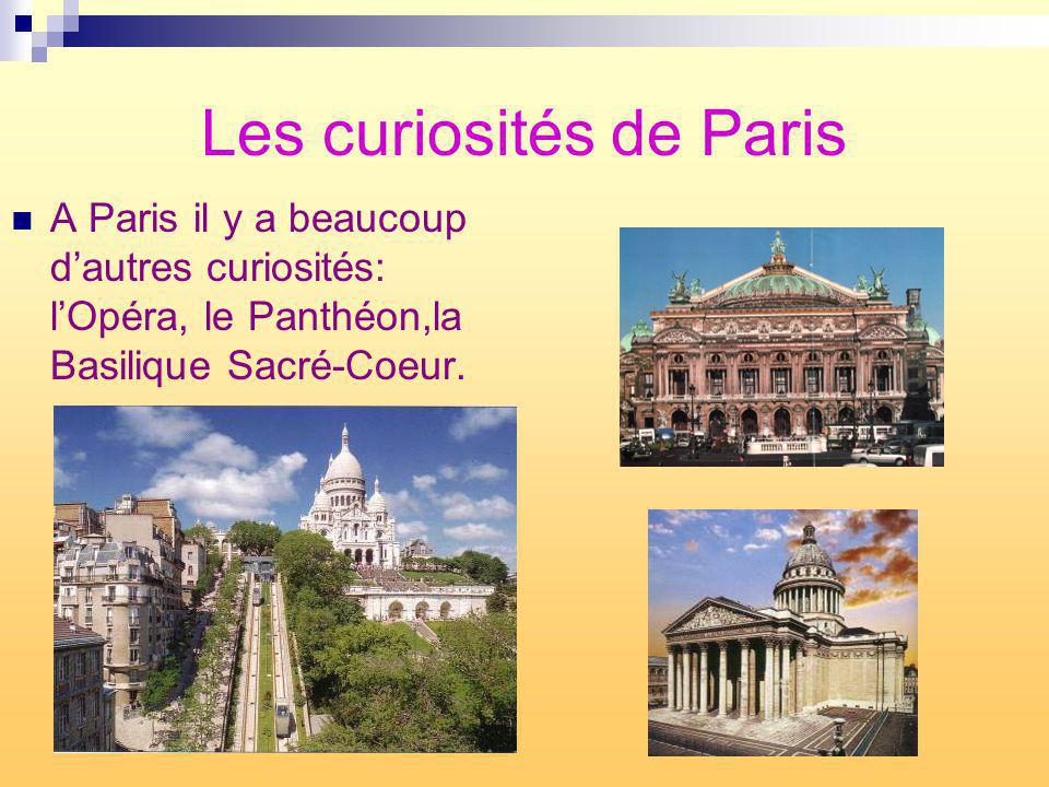 Les curiosités de Paris
