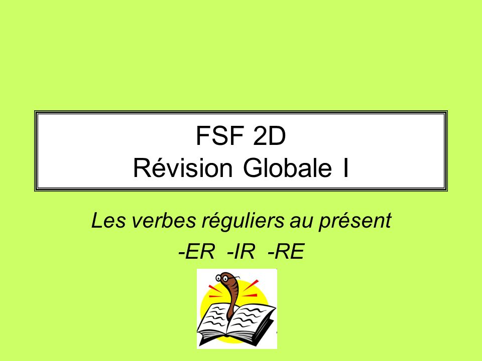 FSF 2D Révision Globale I