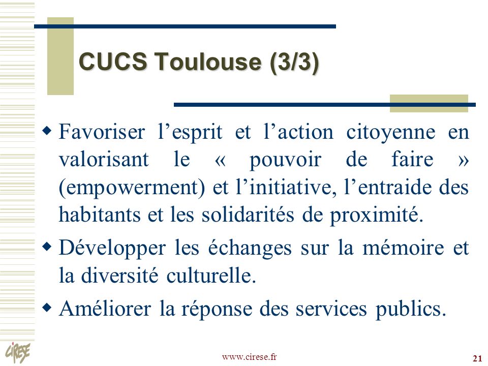 CUCS Toulouse (3/3)