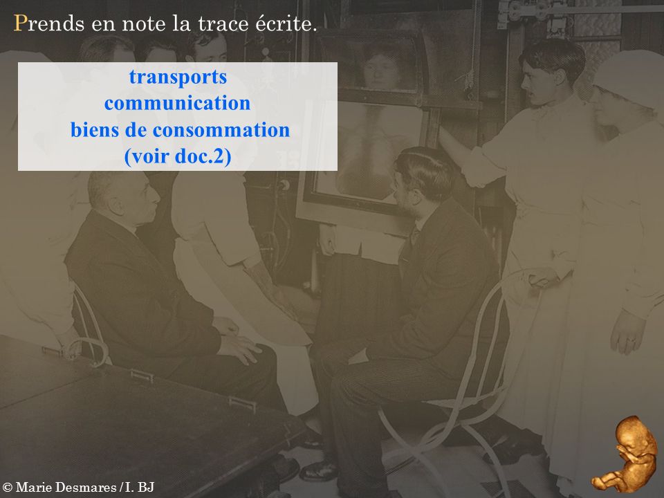 transports communication biens de consommation (voir doc.2)