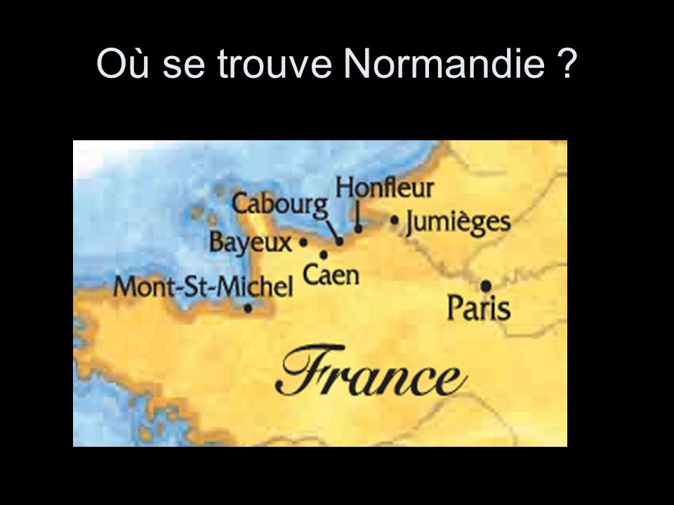 Où se trouve Normandie