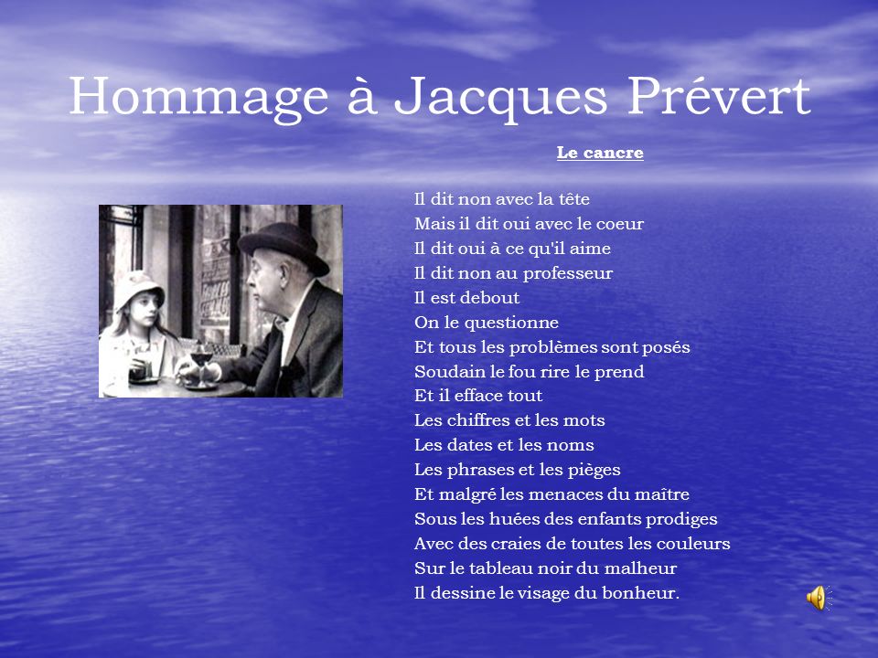 Hommage à Jacques Prévert