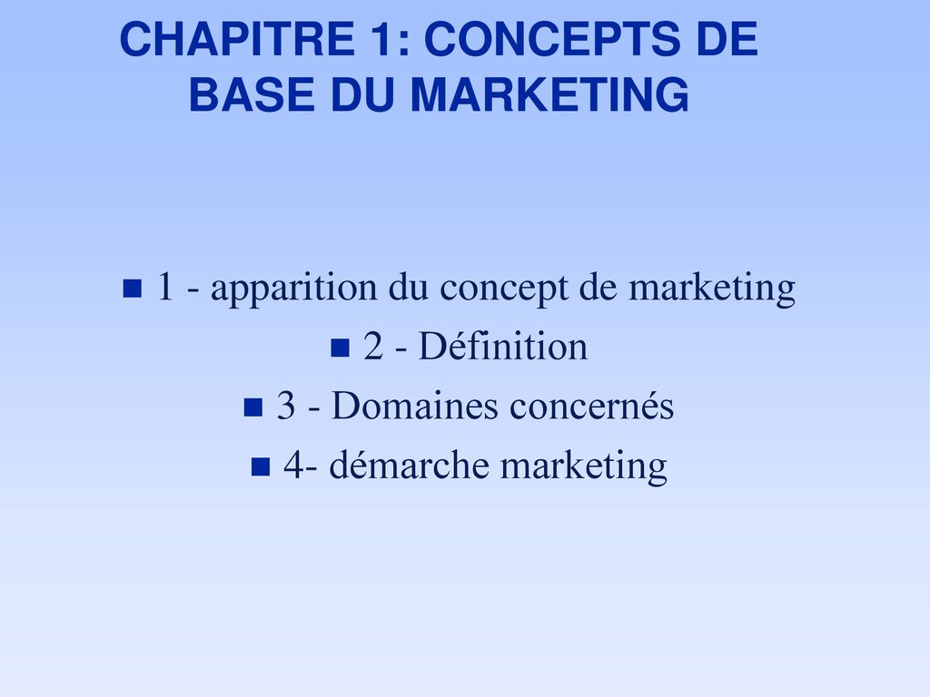 Cours Du Marketing M.bengrich - Ppt Télécharger