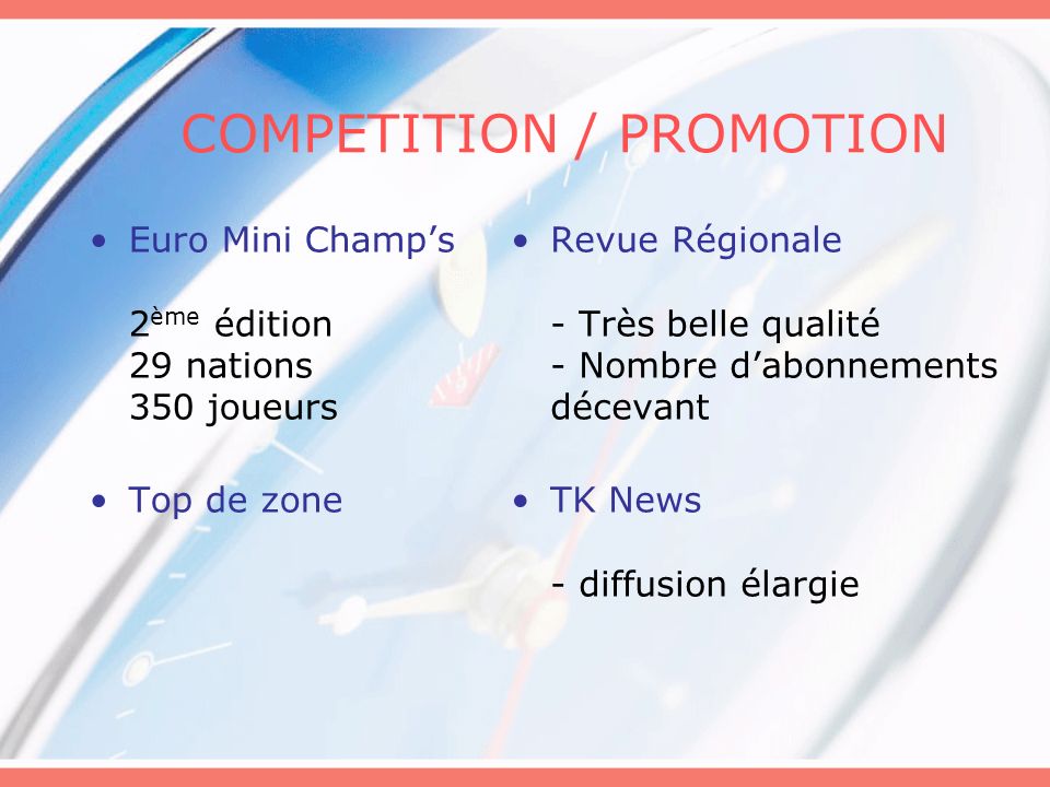 COMPETITION / PROMOTION