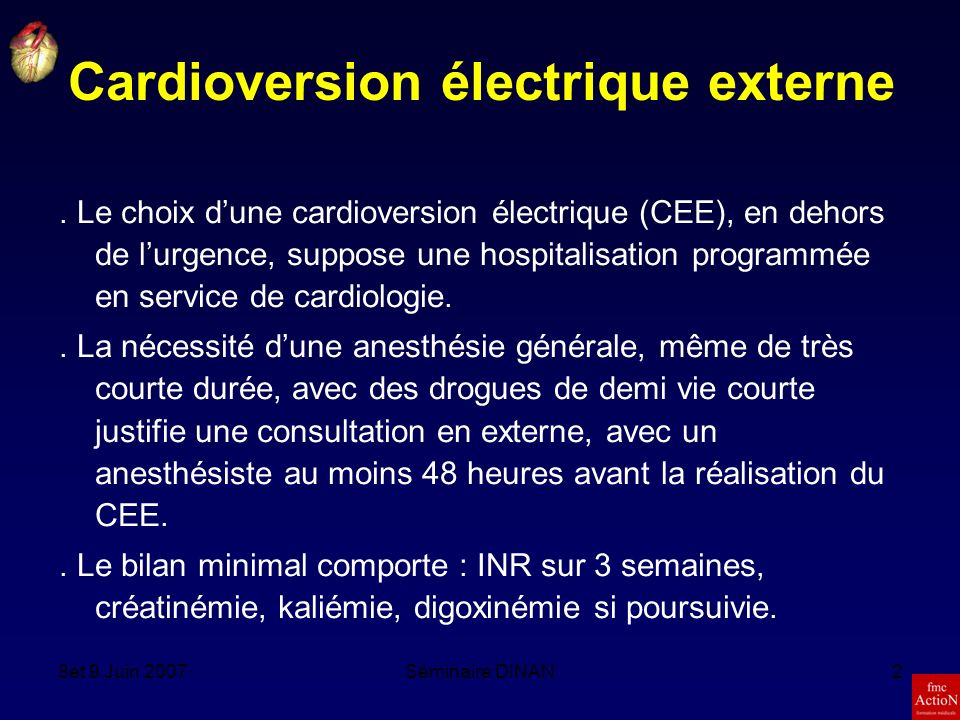 Cardioversion électrique à Lyon