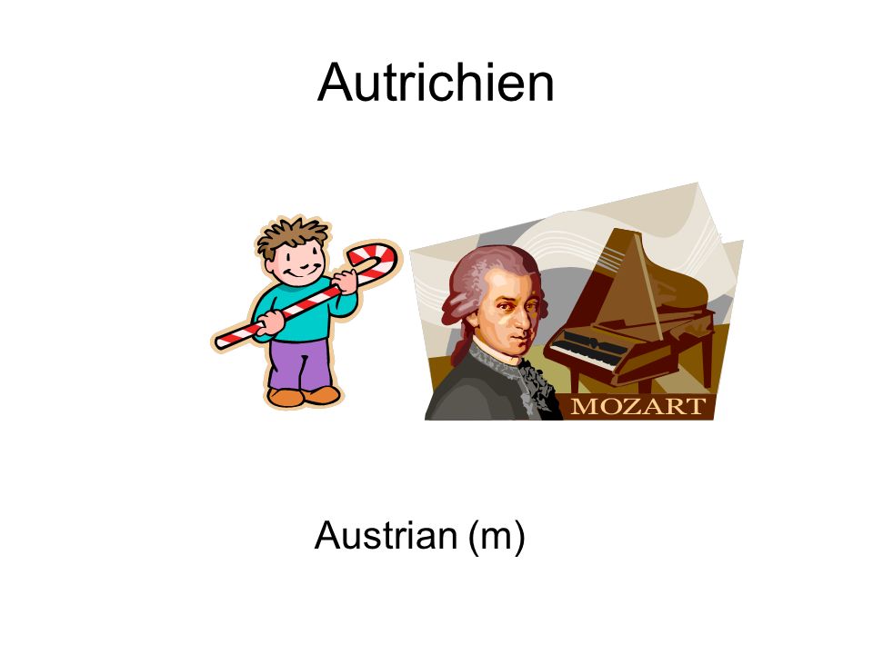 Autrichien Austrian (m)