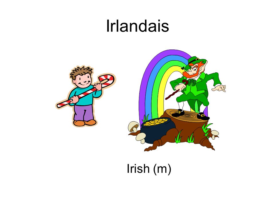 Irlandais Irish (m)