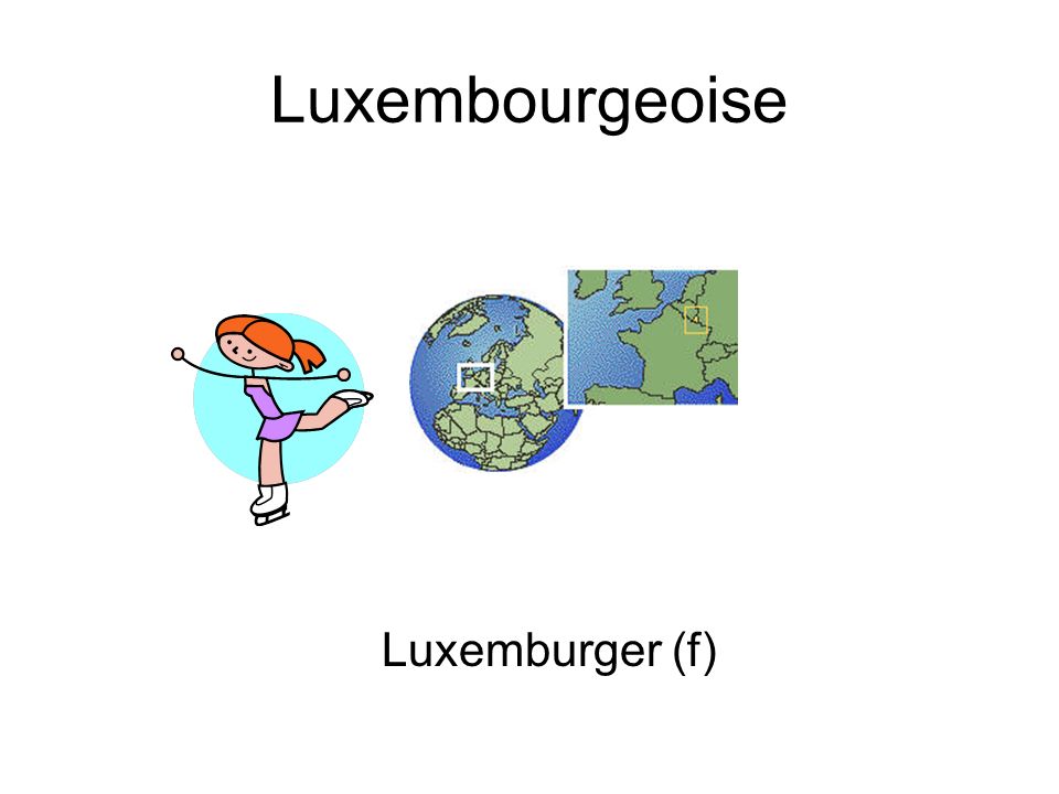 Luxembourgeoise Luxemburger (f)
