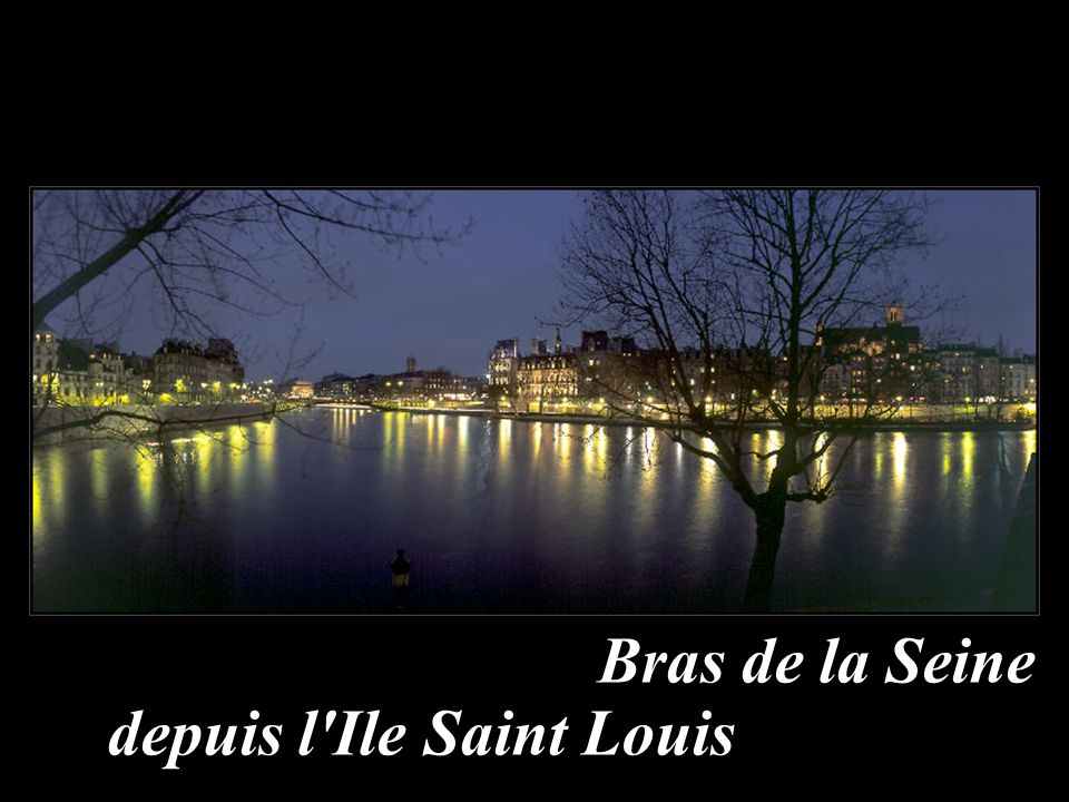 Bras de la Seine depuis l Ile Saint Louis