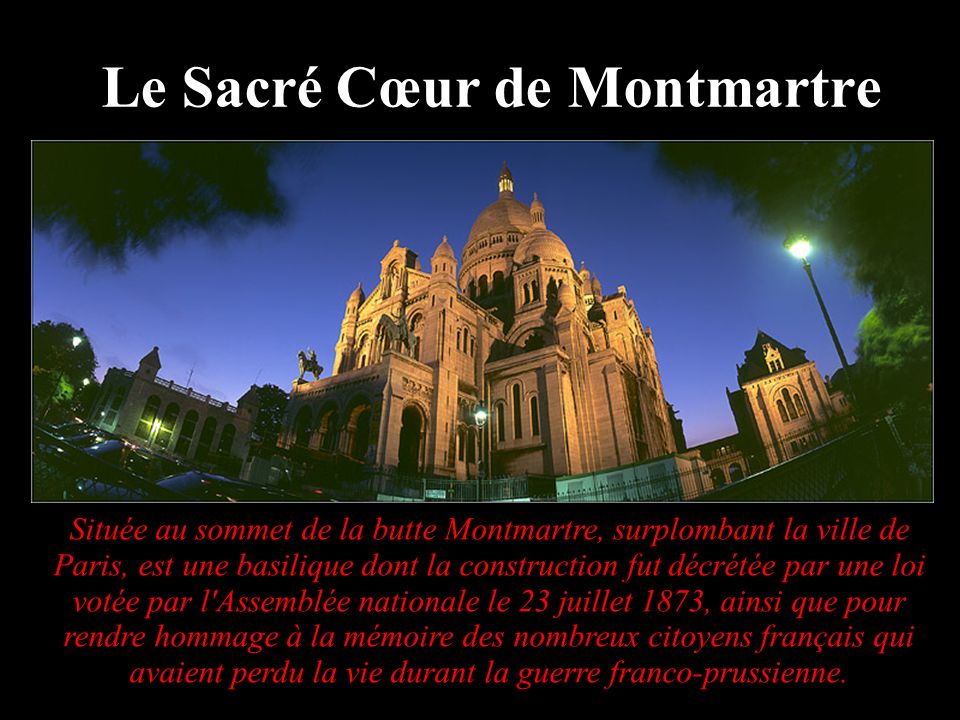 Le Sacré Cœur de Montmartre