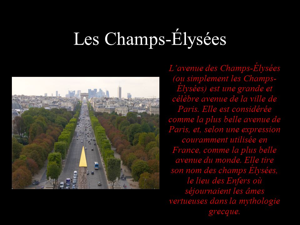 Les Champs-Élysées