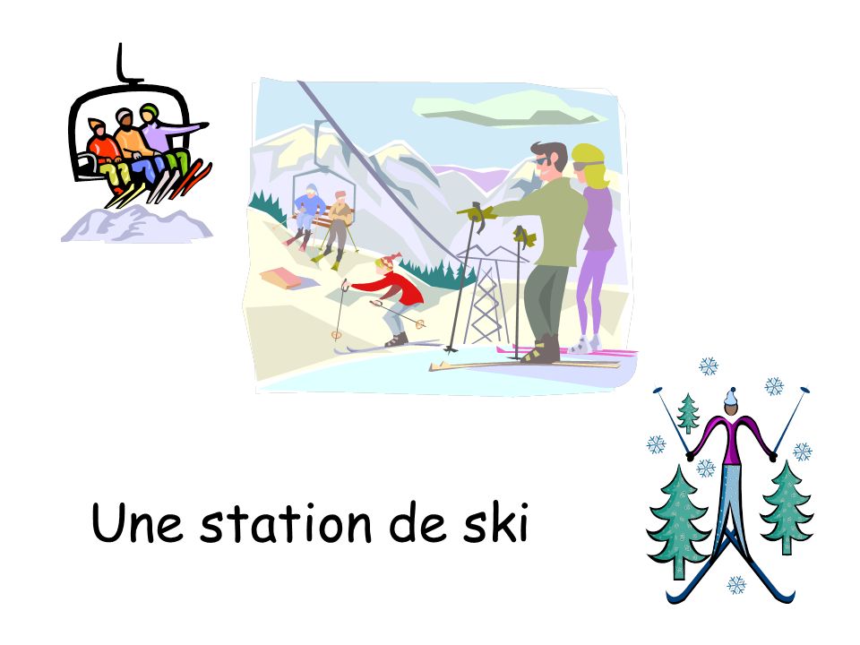 Une station de ski