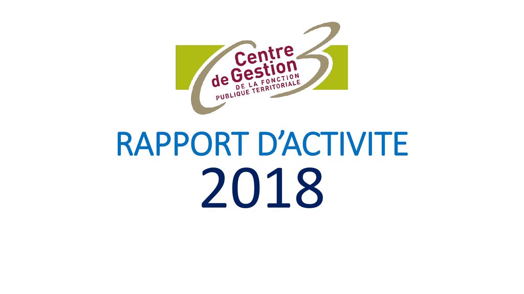 RAPPORT D’ACTIVITE Ppt Télécharger