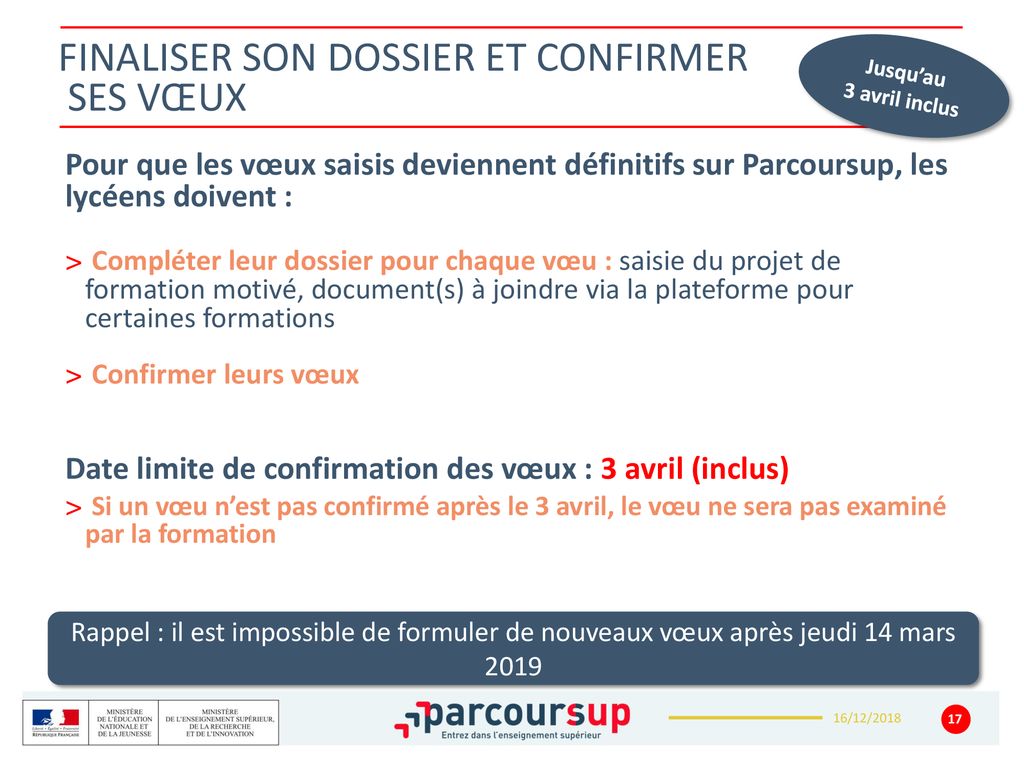 LES PRINCIPES CLES DE PARCOURSUP - Ppt Télécharger