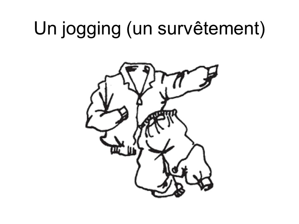 Un jogging (un survêtement)