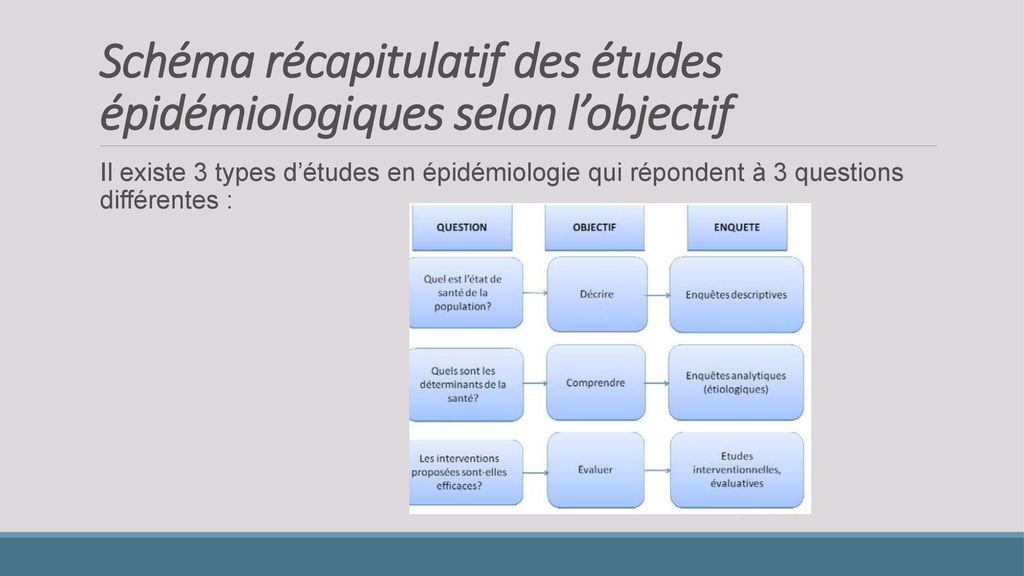 Epidémiologie Descriptive, Indicateurs, état De Santé Des Populations ...