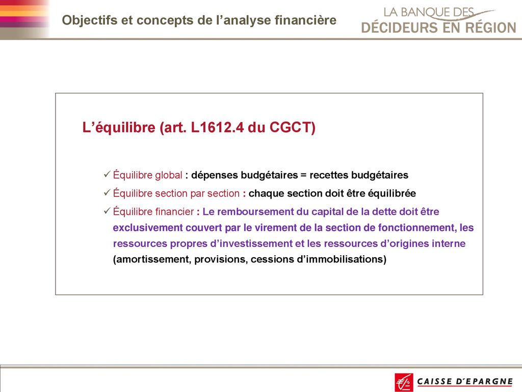 L’Analyse Financière Et L’Emprunt Des Collectivités - Ppt Télécharger