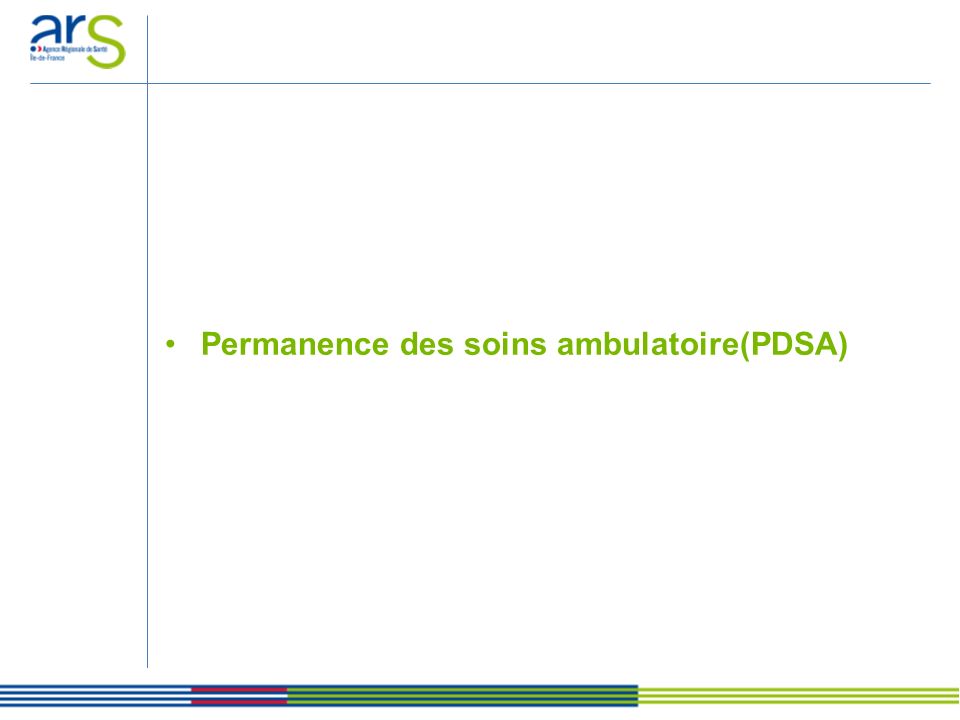 Permanence des soins ambulatoire(PDSA)