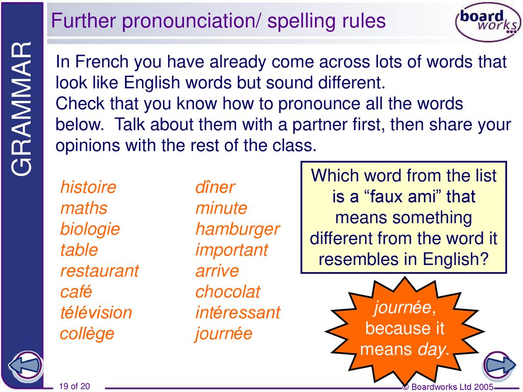 Further pronunciation / spelling rules - ppt télécharger