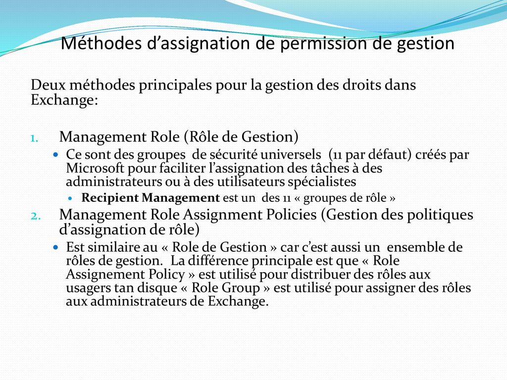 exchange management role assignment