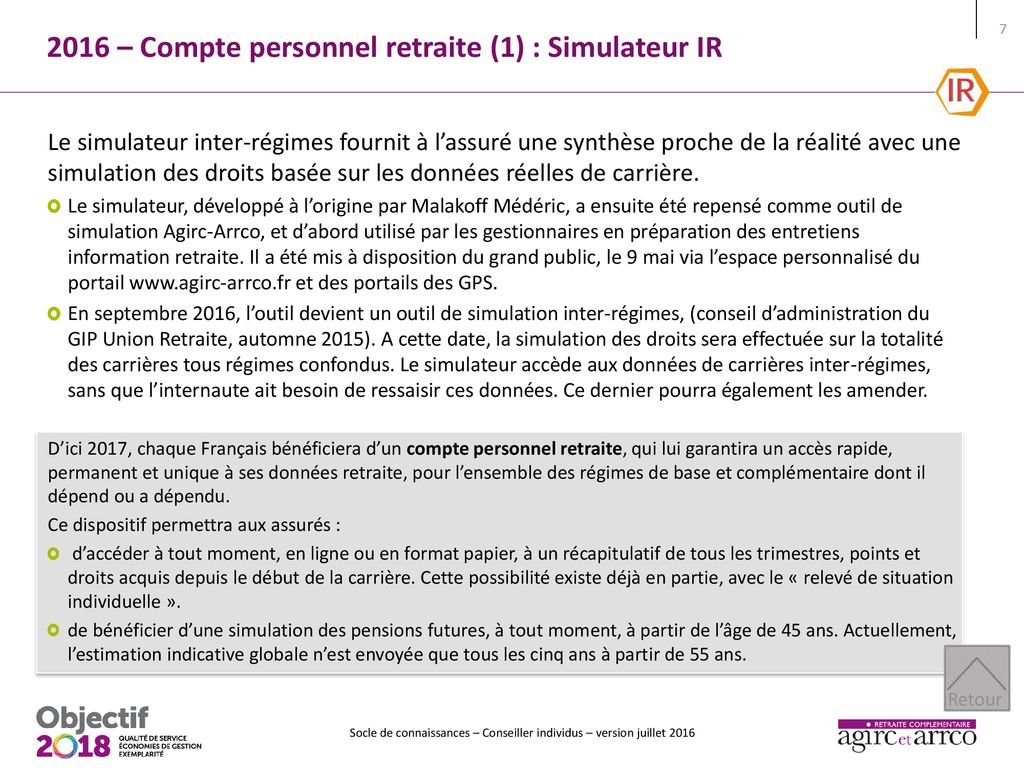 Conseiller Retraite Actifs Et Allocataires - Ppt Télécharger