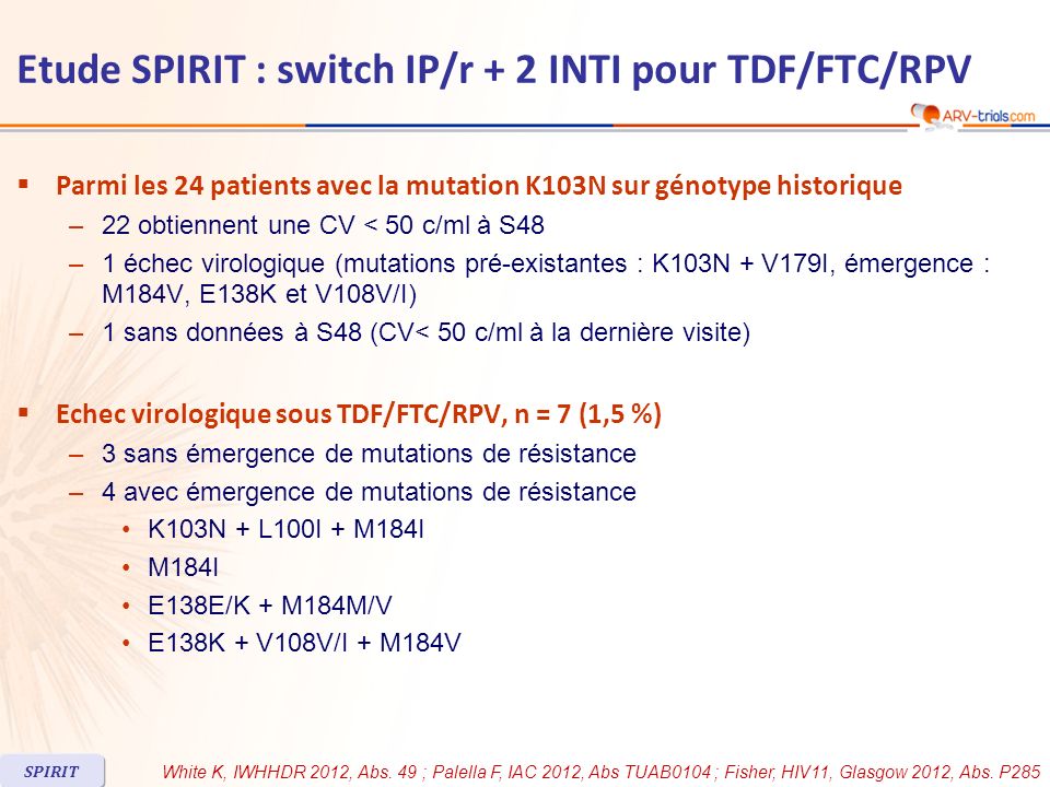Etude SPIRIT : switch IP/r + 2 INTI pour TDF/FTC/RPV
